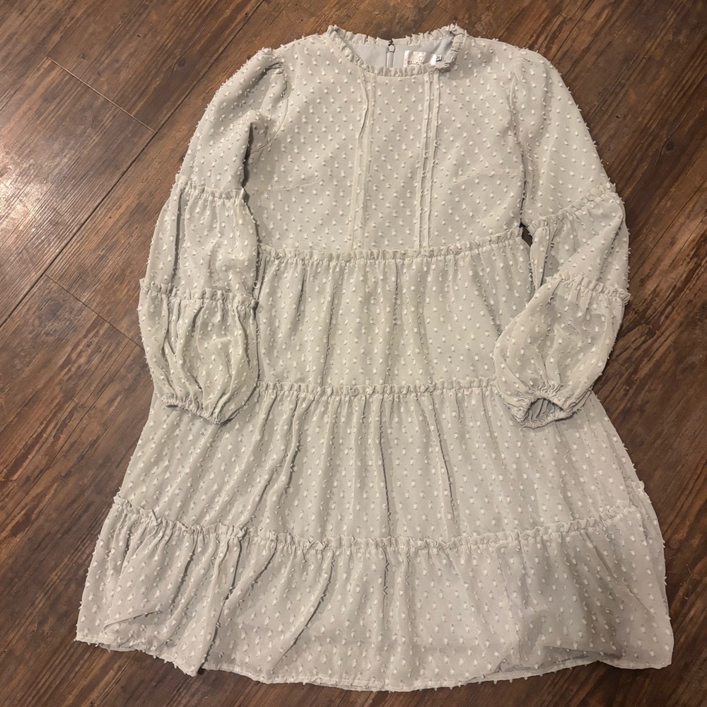 Dainty Jewells Bella Sage Dress sz Medium *Altered*